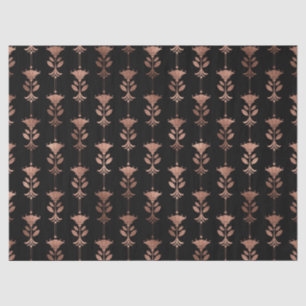 Papel De Seda Flores de Deco de Arte Dourada Rosa na Despojagem