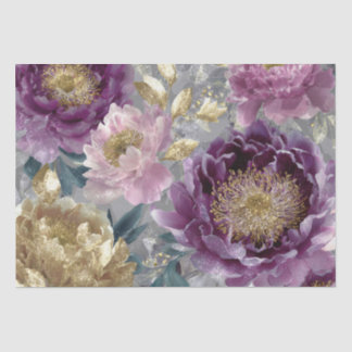 Papel De Seda Flores de Fantasia Elegantes e Caprichosas