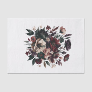 Papel De Seda Flores de Jardim Rústico Temperamental Casamento B