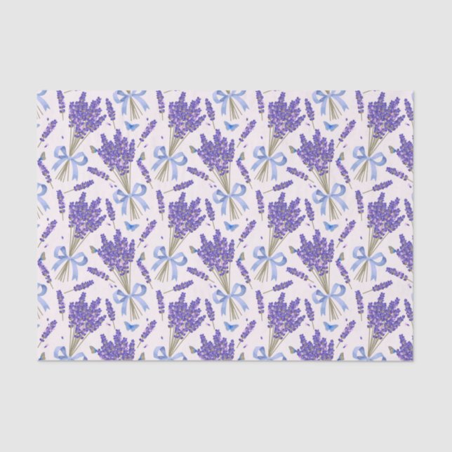 Papel De Seda Flores de lavanda (Frente )