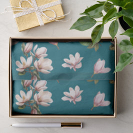 Papel De Seda Flores de Magnólia do Sul