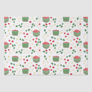 Papel De Seda Flores de Morango Campos de Morango Primeiro Moran