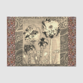 Papel De Seda Flores de Tecidos 2