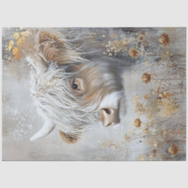 Papel De Seda Flores de Vaca do Planalto Quimérico