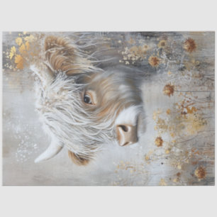 Papel De Seda Flores de Vaca do Planalto Quimérico