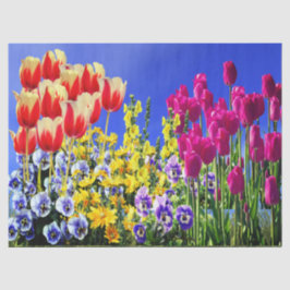 Papel De Seda Flores de Verão