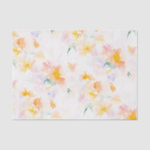 Papel De Seda Flores de Verão e Primavera Decoupage Floral Elega