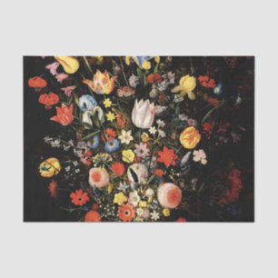Papel De Seda Flores Elegantes De Vintage Country