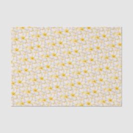 Papel De Seda Flores Frangipani padrão de aquarela floral