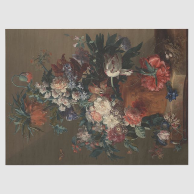 Papel De Seda Flores - Jan van Huysum (Frente )