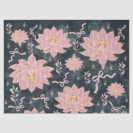 Papel De Seda Flores mágicas com desenho de brilho