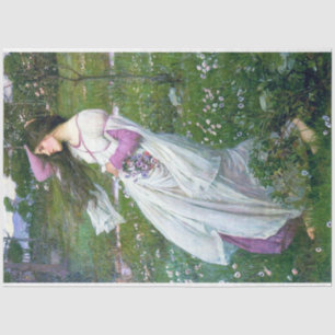 Papel De Seda Flores no Vento, John William Waterhouse