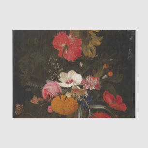 Papel De Seda Flores numa Vase Ornamental