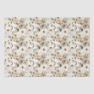 Papel De Seda Flores para casamentos brancas