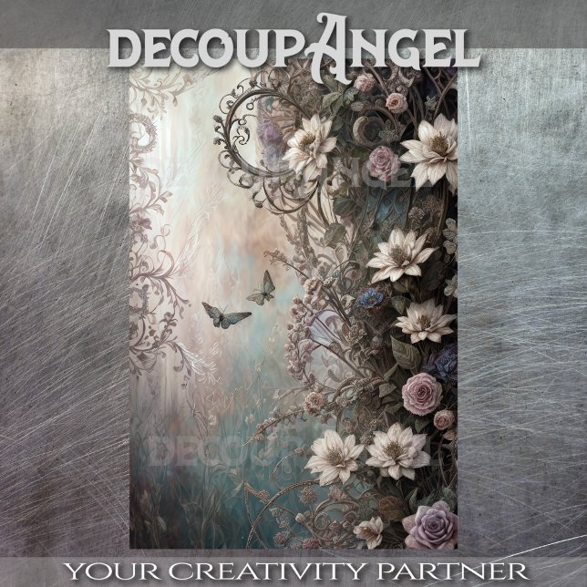 Papel De Seda Flores para os Anjos Góticos #6 - Desligar - (Criador carregado)