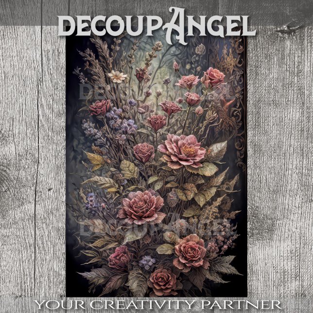 Papel De Seda Flores para os anjos góticos nº 2 - Desligar - (Criador carregado)