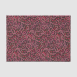 Papel De Seda Flores rosa Curvas Escamoteadas com padrão floral 