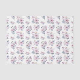 Papel De Seda Flores Rosa (Design 22 Série Rosa)