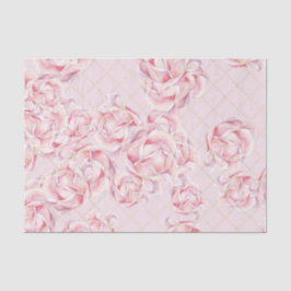 Papel De Seda Flores Rosa (Design 57 Série Rosa)