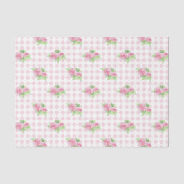 Papel De Seda Flores Rosa (Design 77 Série Rosa)
