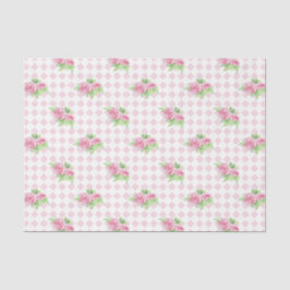 Papel De Seda Flores Rosa (Design série 77 rosa)