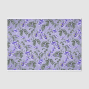 Papel De Seda Flores Roxas abstrato