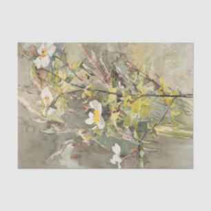 Papel De Seda Flores selvagens por Barbara Bodichon Tissue Paper