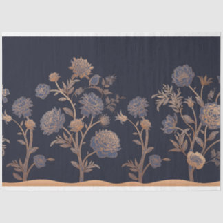 Papel De Seda Flores Sentindo em uma Linha