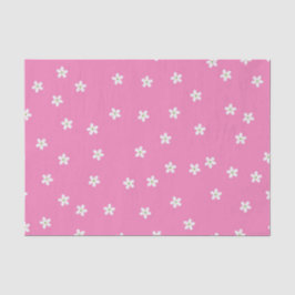 PAPEL DE SEDA FLORES VERDE BRANCOS DE TINY PINK