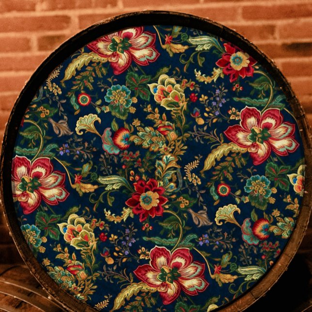 Papel De Seda Flores Vermelhas Escuras Chinoiserie Decoupage (Criador carregado)