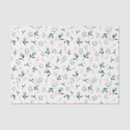 Papel de seda flores y hojas tropicales