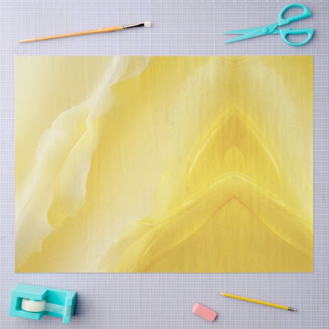 Papel De Seda Florescer Leve como uma Pena (Arte )