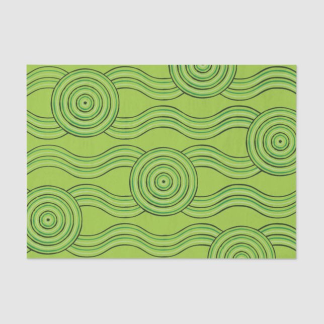 Papel De Seda Floresta de Arte Original (Frente )