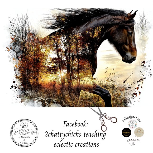 Papel De Seda Floresta de Exposição Dupla de Horário de Decoupag (Criador carregado)