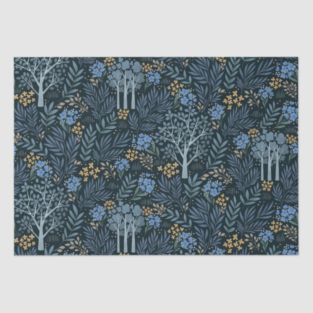 Papel De Seda Floresta de inverno (Frente )