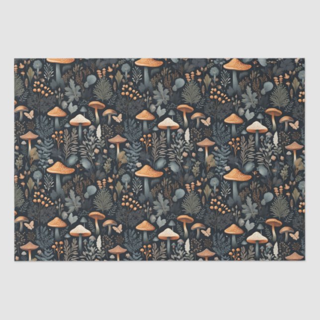 Papel De Seda Floresta Toadstool (Frente )