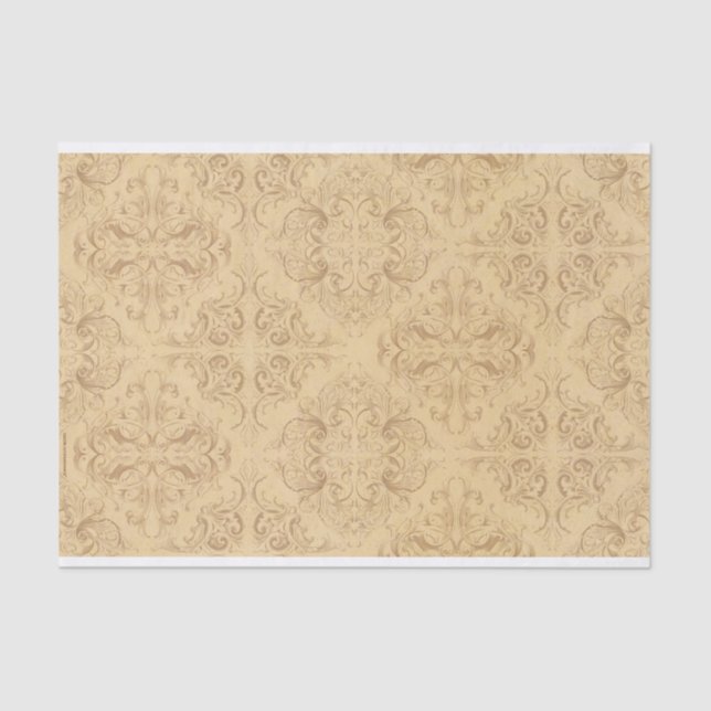 Papel De Seda Florestas Antigas Renascentistas (Frente )