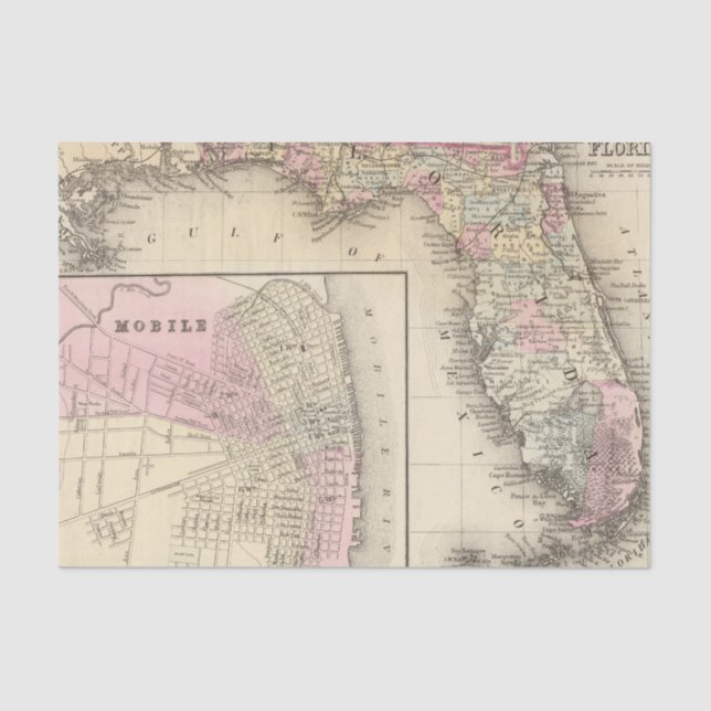 Papel De Seda Florida, móvel (Frente )