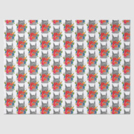 Papel De Seda Flower cat
