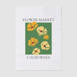 Papel De Seda Flower Market - California