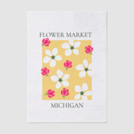 Papel De Seda Flower Market - Michigan