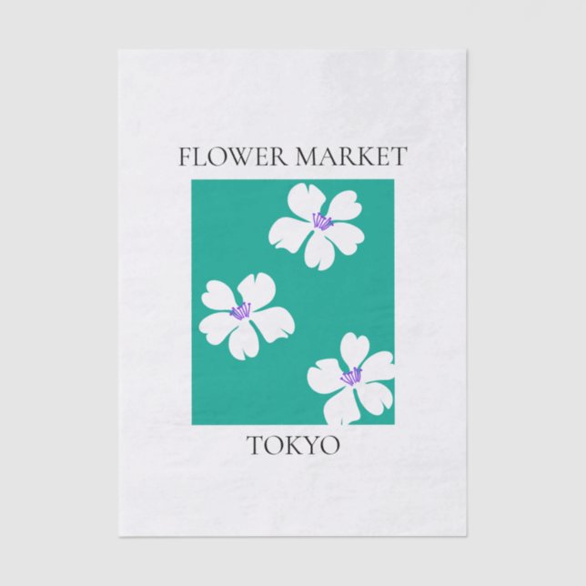 Papel De Seda Flower Market - Tokyo (Frente )