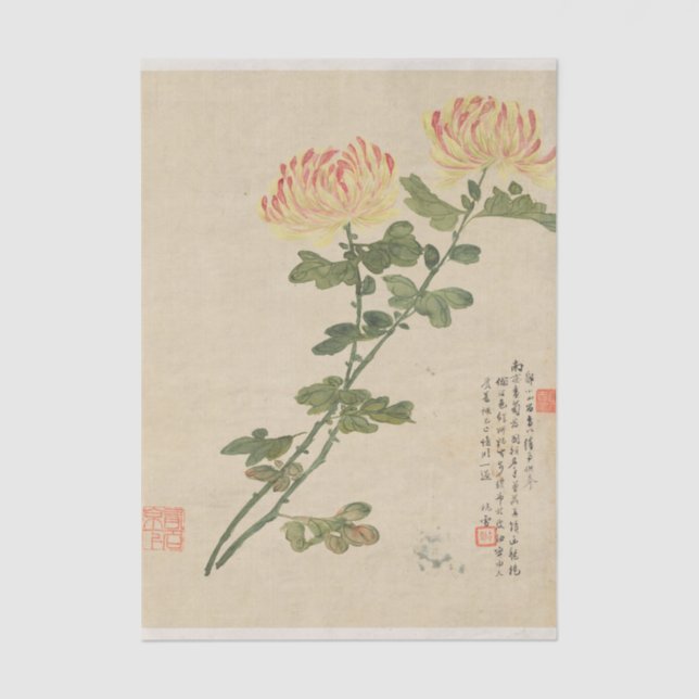 Papel De Seda Flowers Pl. 10 by Liang Yuwei (Frente )