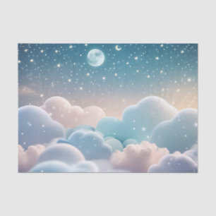 Papel De Seda Fluffy Cloud Pastel