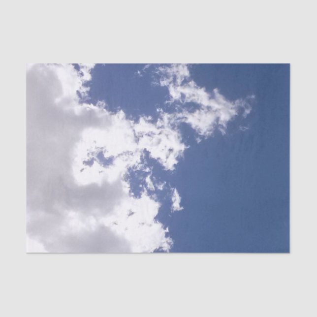 Papel De Seda Fogo da nuvem (Frente )