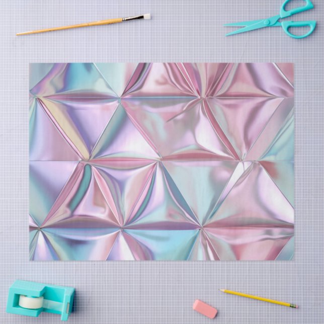Papel De Seda Foil Crinkle Pattern (Arte )
