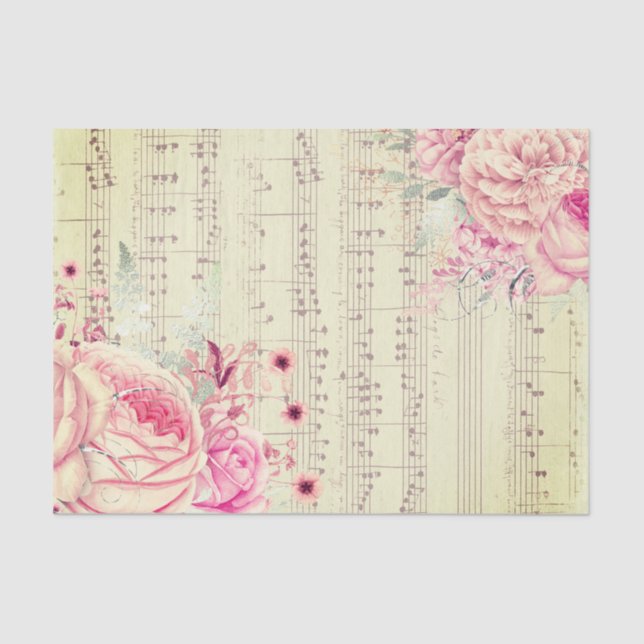 Papel De Seda Folha de buquês (Frente )