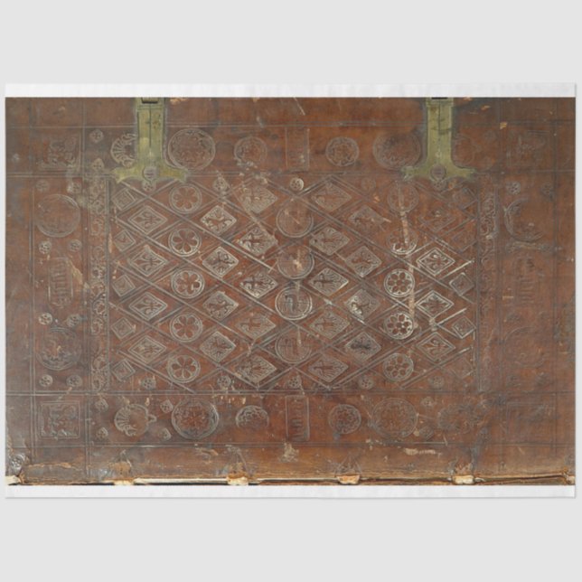 Papel De Seda Folha de Cobrir do Leather Book (Frente )