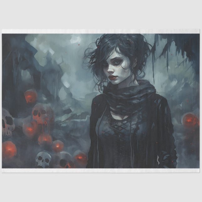 Papel De Seda Folha de Decoupage da Spookie 4 (Frente )