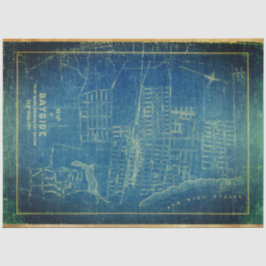 Papel De Seda Folha de dissociação Bayside Blueprint 18lb